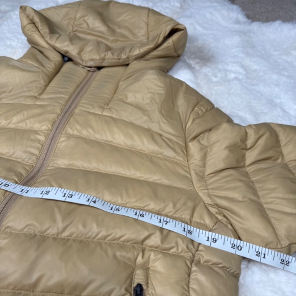 Backcountry Teo Goose Down Jacket Women's Coat Color Pika/Gold Medium - Picture 4 of 12